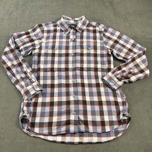REI Cooperative Plaid Flannel Shirt Women’s Size Small Cotton Button Up